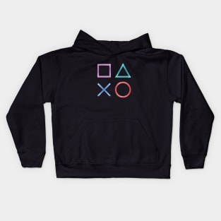 Playstation Symbols Kids Hoodie